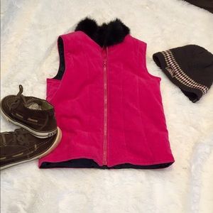 Girls KC Parker lined winter vest EUC SIZE 7/8